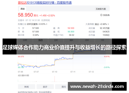 足球媒体合作助力商业价值提升与收益增长的路径探索 足球媒体合作助力商业价值提升与收益增长的路径探索