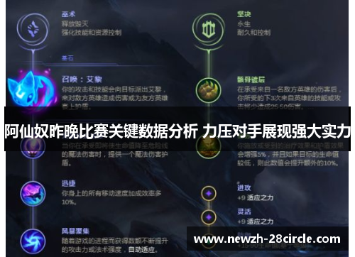 阿仙奴昨晚比赛关键数据分析 力压对手展现强大实力